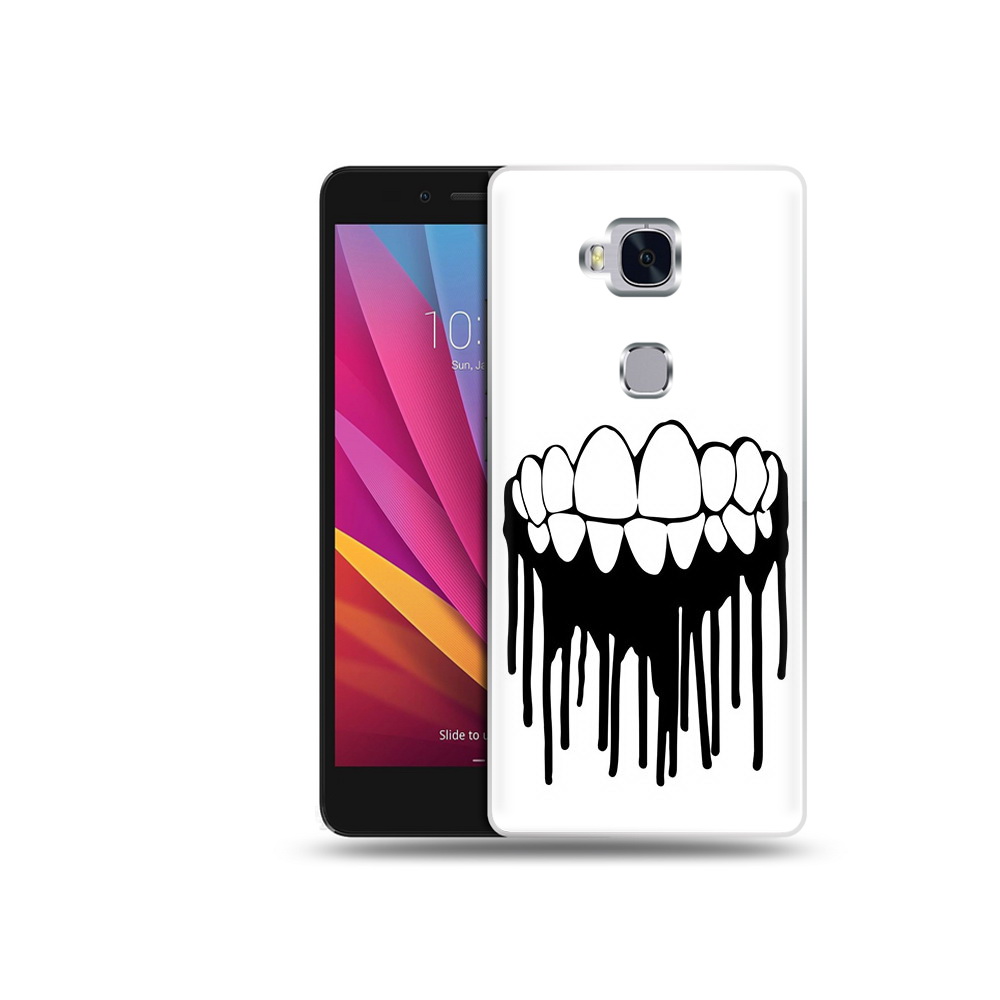

Чехол MyPads Tocco для Honor 5X зубы (PT24996.45.372), Прозрачный, Tocco