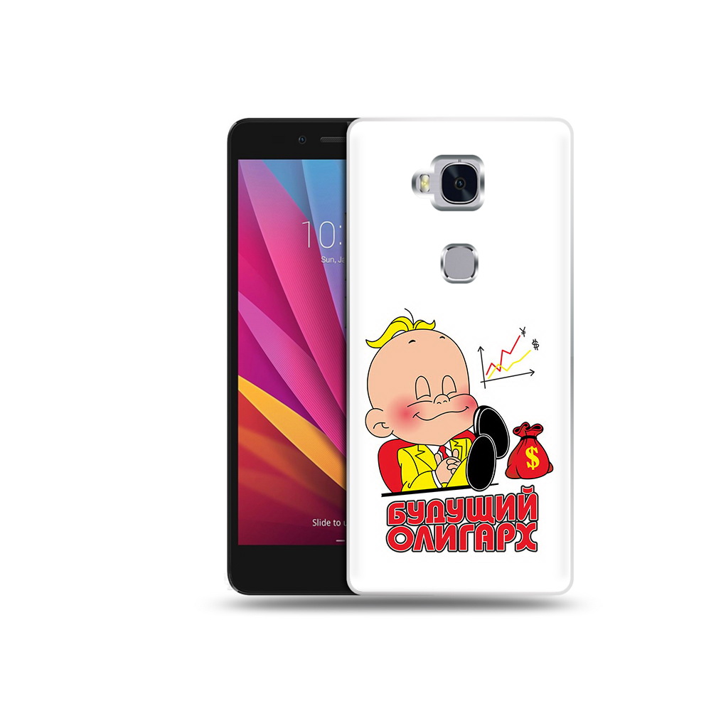 

Чехол MyPads Tocco для Honor 5X Будущий олигарх (PT24996.45.37), Прозрачный, Tocco