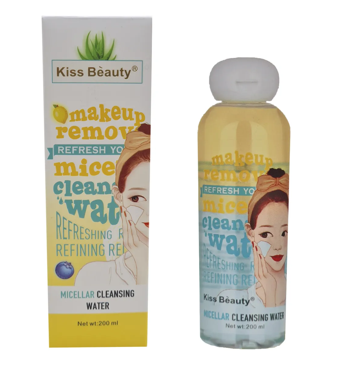 Купить Мицеллярная вода для снятия макияжа Kiss Beauty Make Up Remover 200 мл