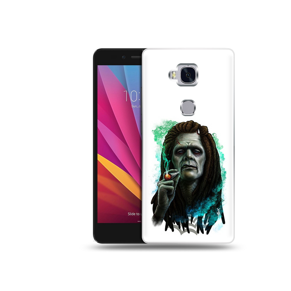 

Чехол MyPads Tocco для Honor 5X зеленый мужчина с сигаретой (PT24996.45.360), Прозрачный, Tocco