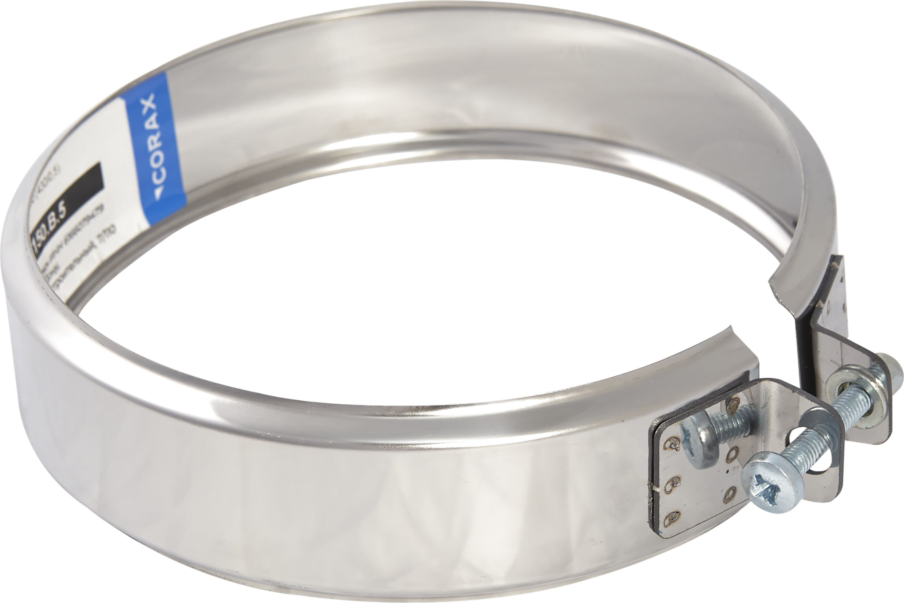 Хомут стяжной (нерж. сталь 0,5мм) Ф160 (430)