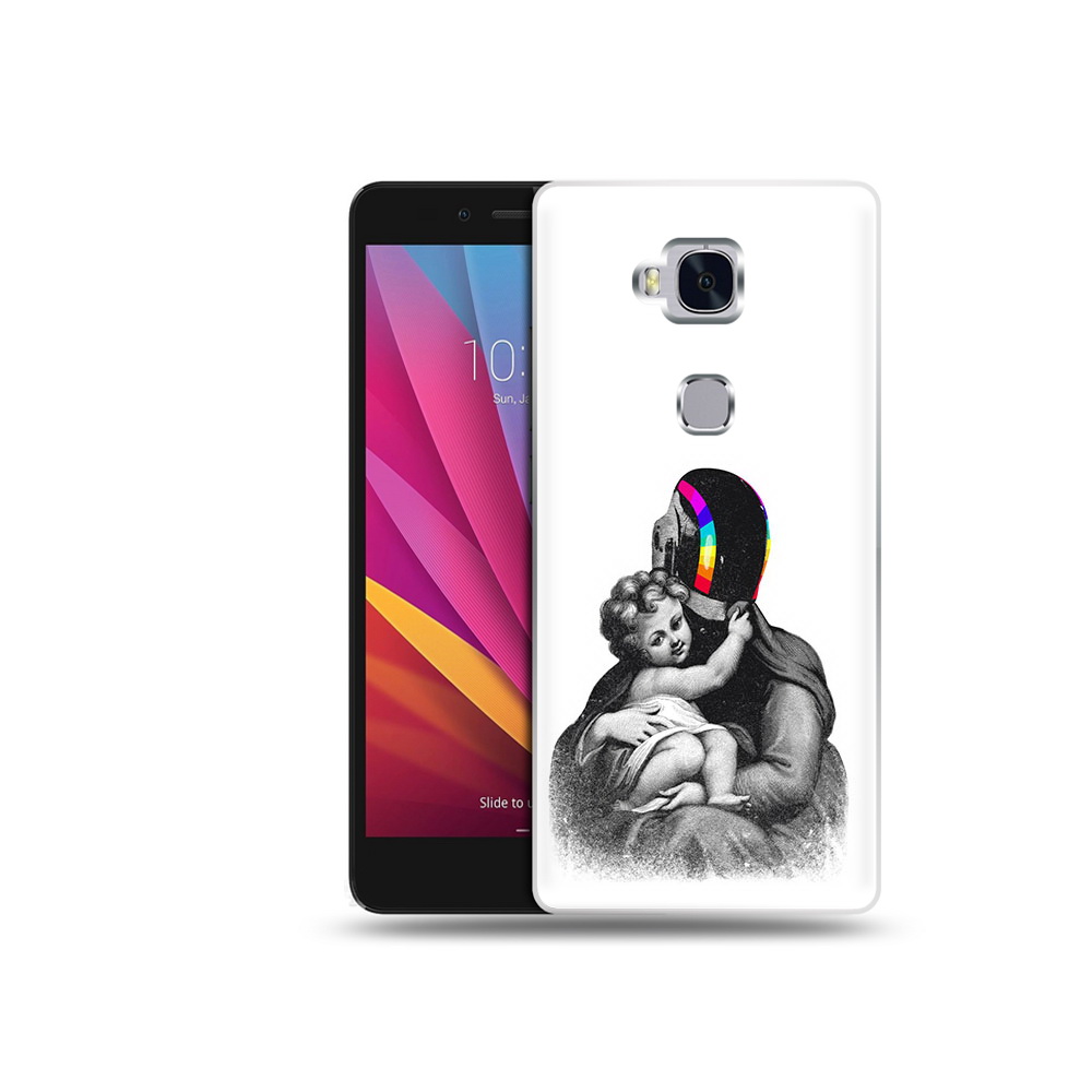 

Чехол MyPads Tocco для Honor 5X защитник в шлеме (PT24996.45.350), Прозрачный, Tocco