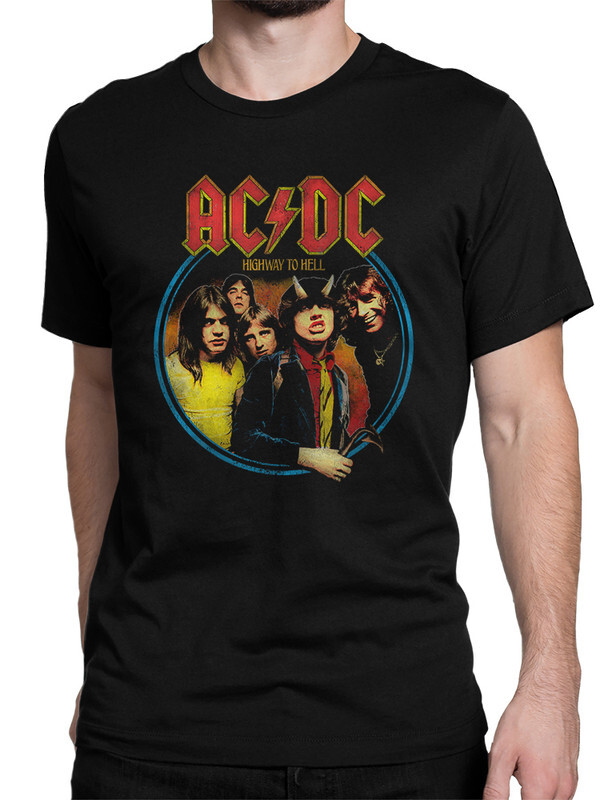 фото Футболка мужская design heroes ac/dc черная xs