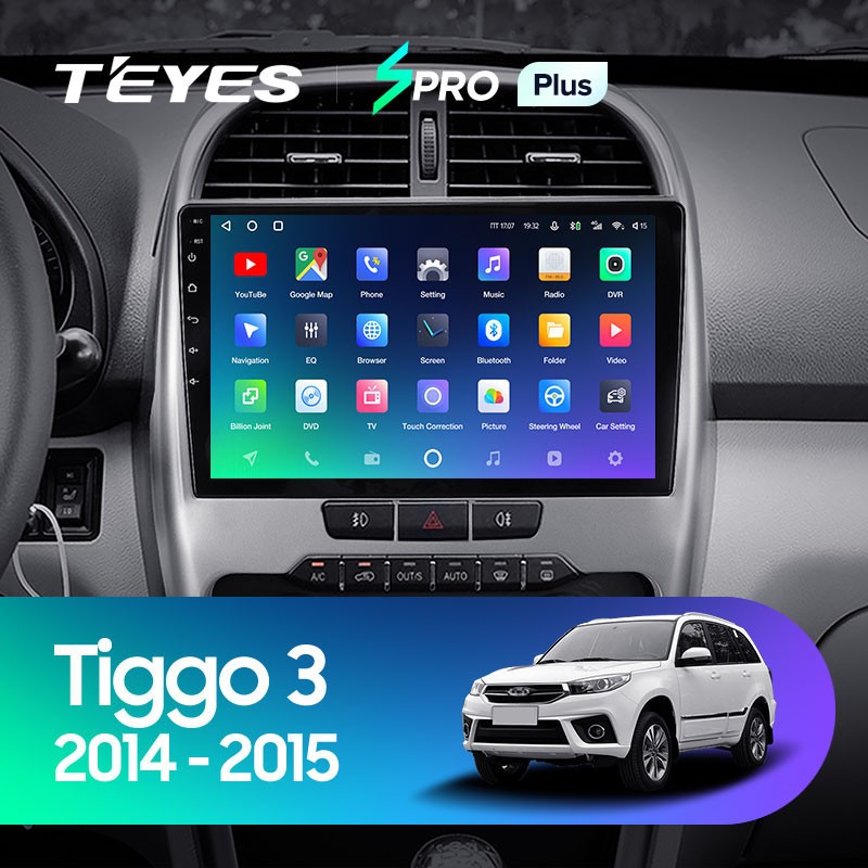 Штатная магнитола Teyes SPRO Plus 6128 Chery Tiggo 3 2014-2015 3710000₽