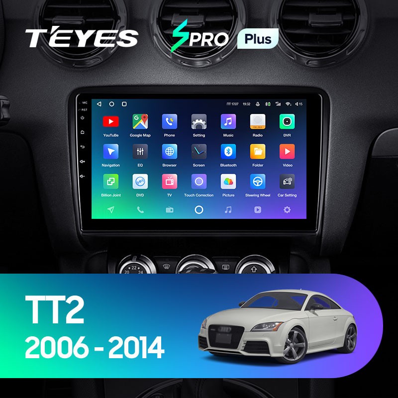 Штатная магнитола Teyes SPRO Plus 6128 Audi TT 2 2006-2014 3690000₽