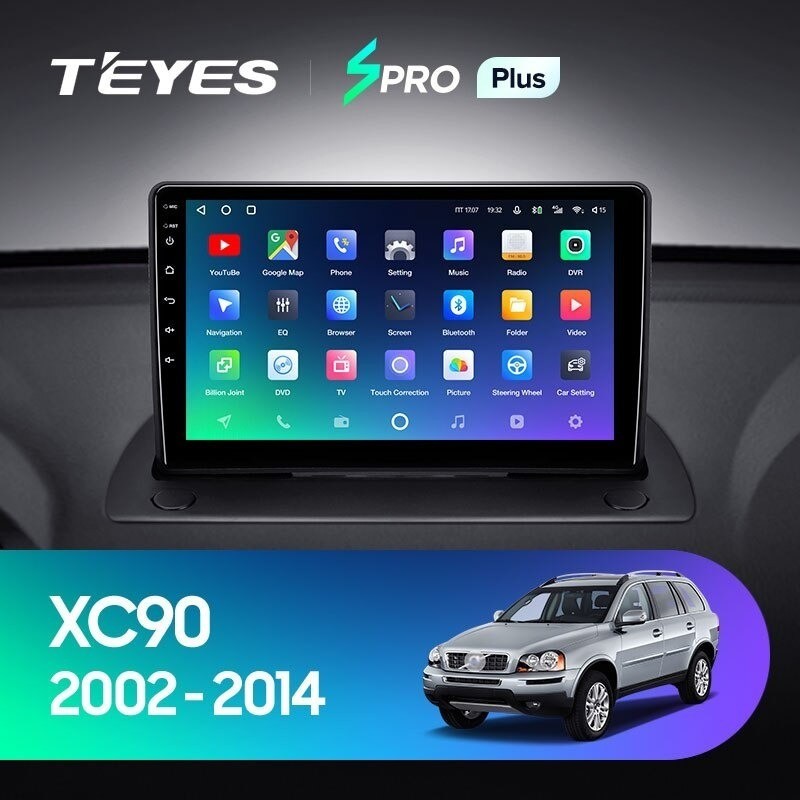 Штатная магнитола Teyes SPRO Plus 464 Volvo XC90 2002-2014 3490000₽