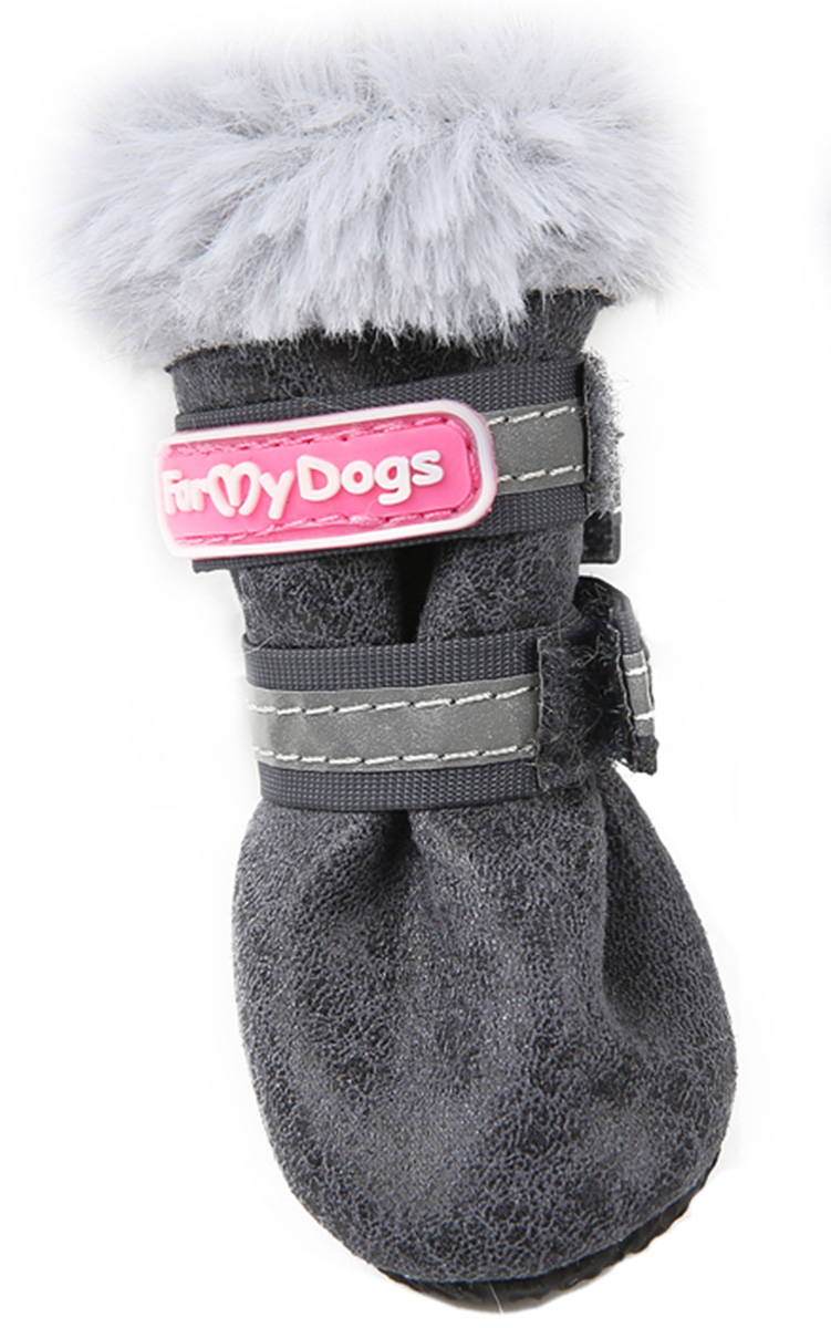 

Обувь для собак FOR MY DOGS размер 5, зимние серые FMD659-2020 Grey, FMD659-2020 Grey