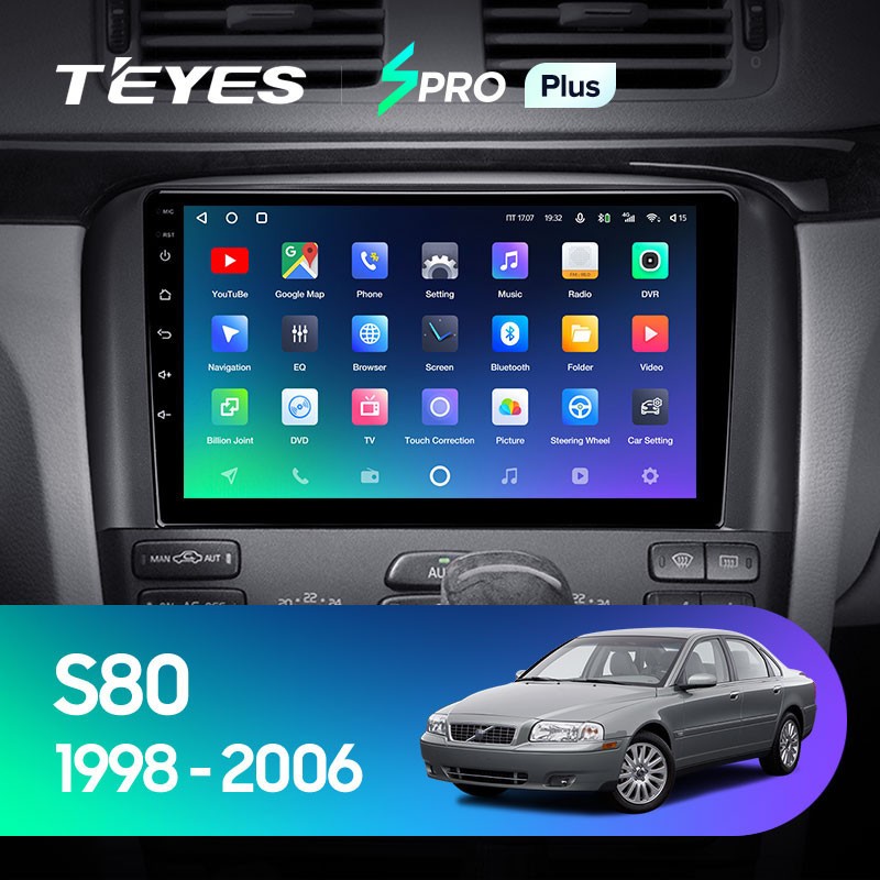 Штатная магнитола Teyes SPRO Plus 464 Volvo S80 1 1998-2006 3560000₽