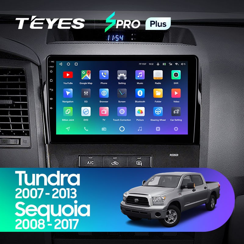 Штатная магнитола Teyes SPRO Plus 464 Toyota Sequoia XK60 2008-2017 3380000₽