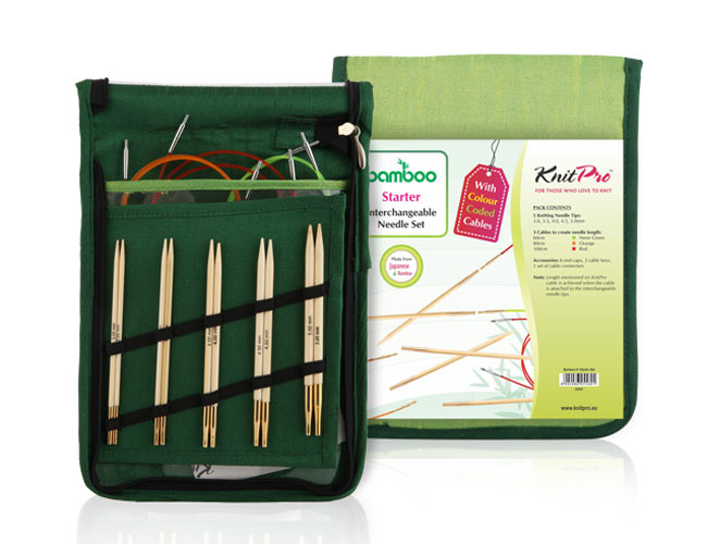 

Набор съемных спиц KnitPro 22541 Bamboo Starter, Бежевый, Bamboo