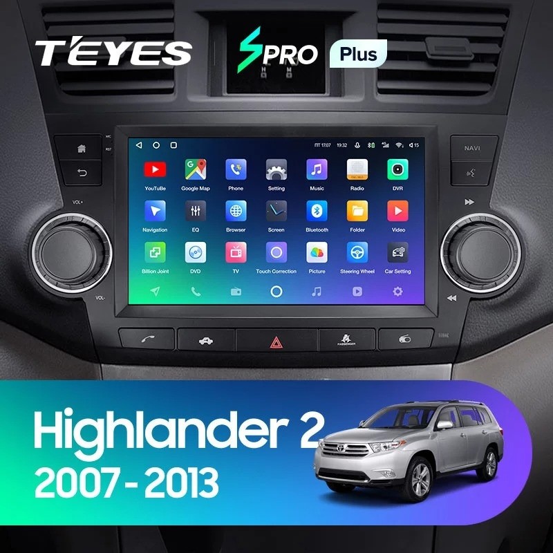 Штатная магнитола Teyes SPRO Plus 464 Toyota Highlander 2 XU40 2007-2013 9диагональ 3390000₽