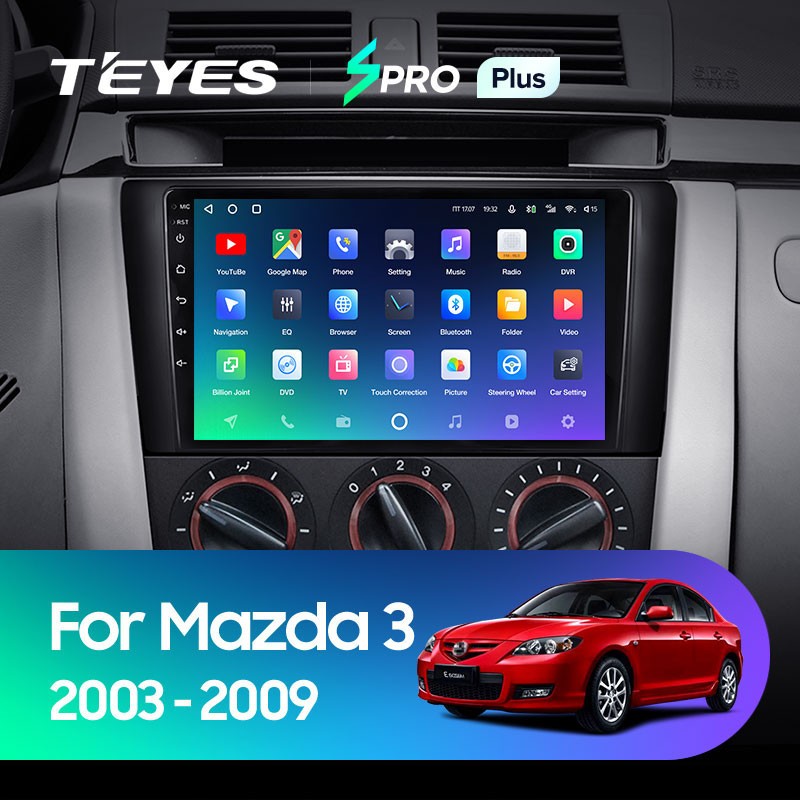 Штатная магнитола Teyes SPRO Plus 464 Mazda 3 1 BK 2003-2009 3250000₽