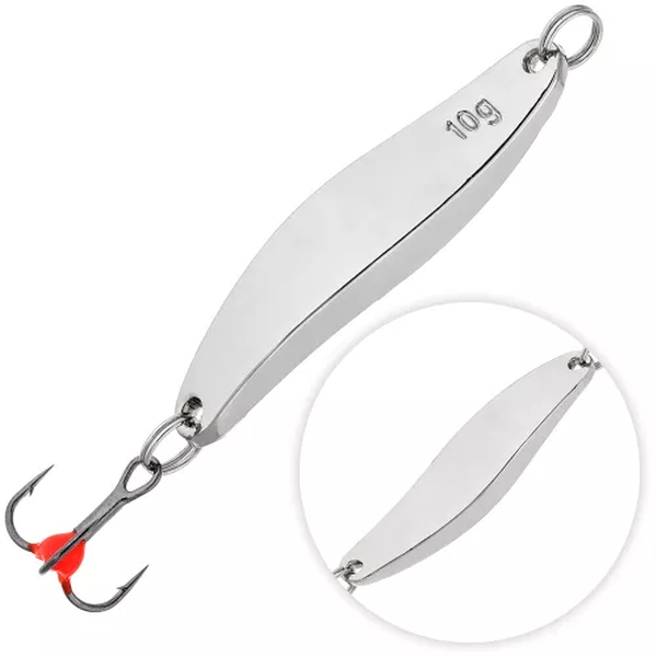 

Блесна Hitfish Winter Spoon 7006 10гр. Silver, Серебристый, Winter Spoon
