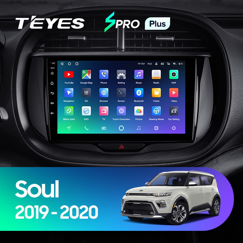 Штатная магнитола Teyes SPRO Plus 464 Kia Soul 2019-2020 4013500₽