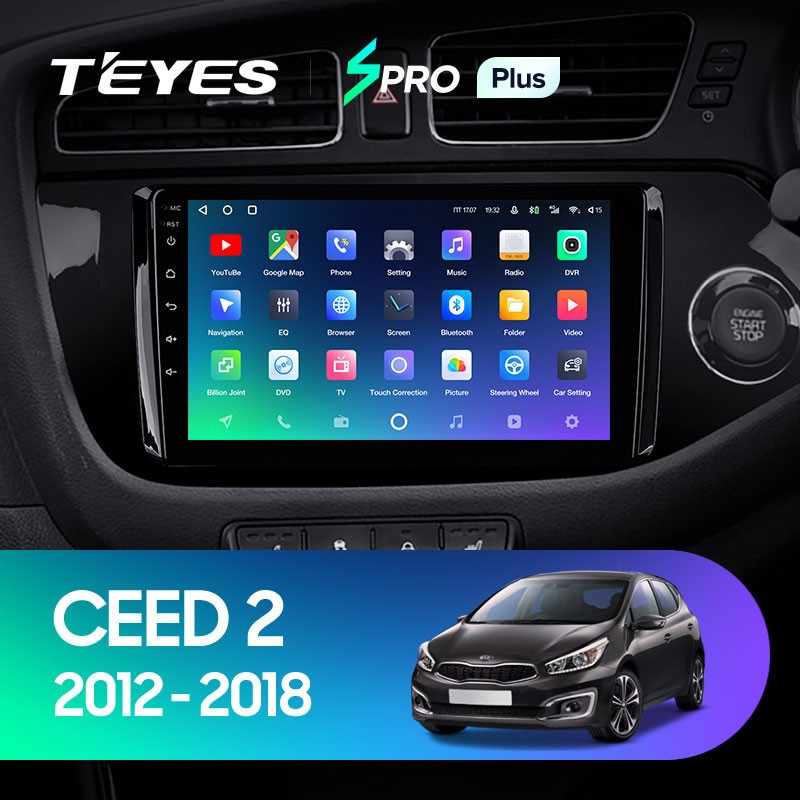 Штатная магнитола Teyes SPRO Plus 464 Kia Ceed 2 JD 2012-2018 3310000₽