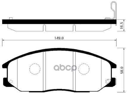 

Тормозные колодки HSB HP4007