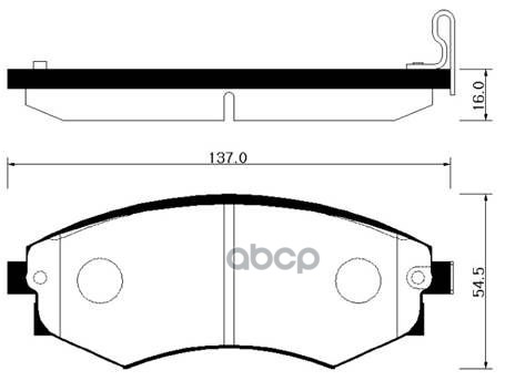 

Тормозные колодки HSB HP4004