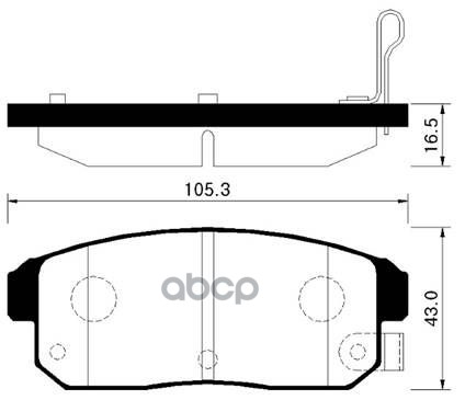 

Тормозные колодки HSB HP3003