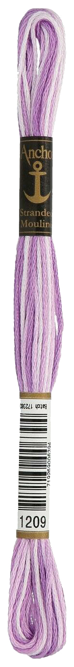 Нитки мулине Anchor Stranded Cotton 4635000-01209 8 м фиолетовый