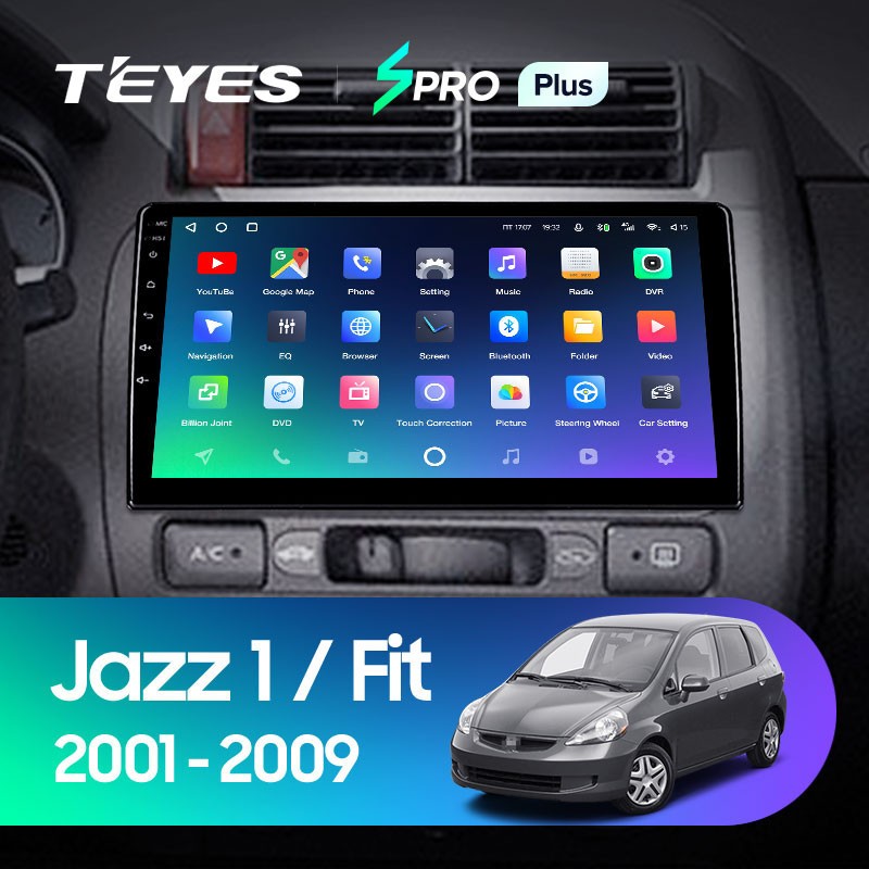 Штатная магнитола Teyes SPRO Plus 464 Honda Jazz 1 2001-2009 3240000₽