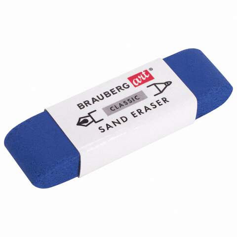 

Ластик BRAUBERG "SAND ERASER", арт. 229579 - (30 шт.), Синий