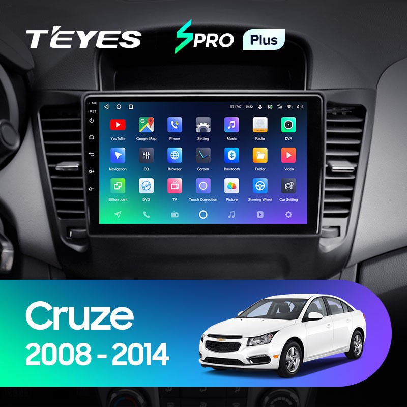 Штатная магнитола Teyes SPRO Plus 464 Chevrolet Cruze J300 2008-2014 3370000₽