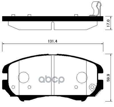 Тормозные колодки HSB HP0042