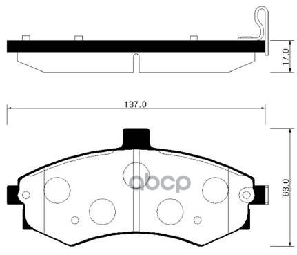 

Тормозные колодки HSB HP0027