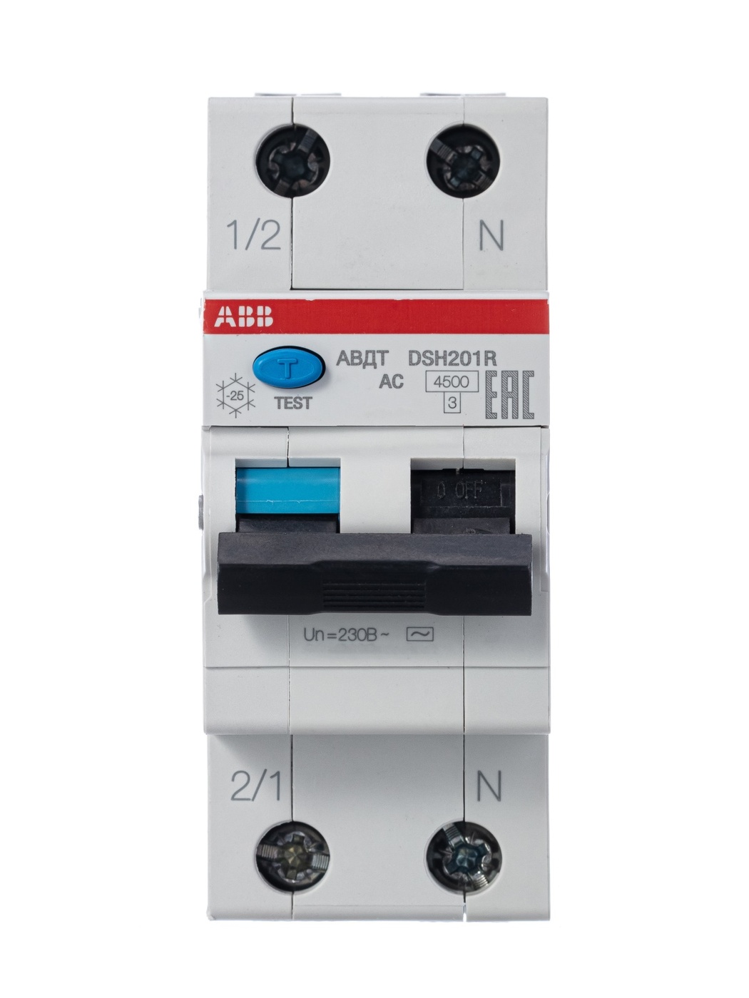 

Дифференциальный автомат ABB 2P 20А 30мА (DSH201R)