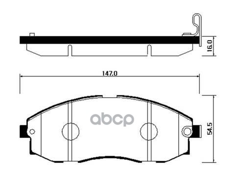 

Тормозные колодки HSB HP0018