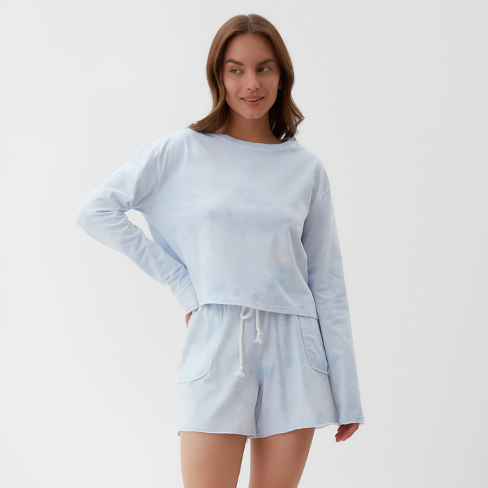 

Пижама женская KAFTAN 9910019 голубая 44-46 RU, Голубой, 9910019