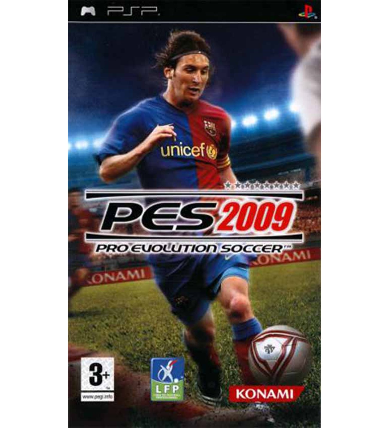 Игра Pro Evolution Soccer 2009 (PSP, полностью на иностранном языке)