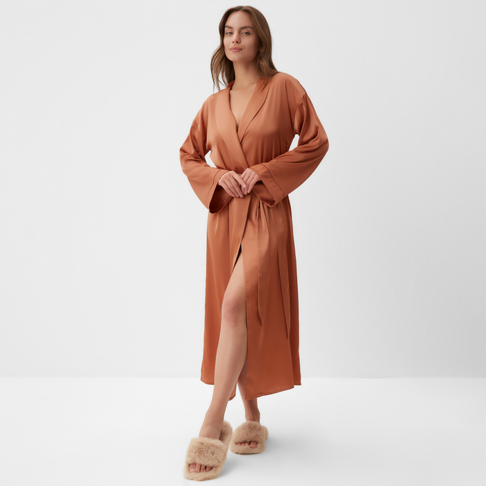 

Халат женский KAFTAN 9909991 коричневый 44-46 RU, 9909991