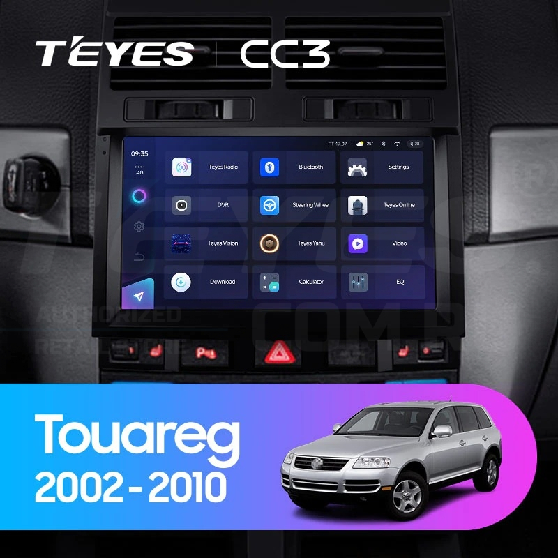 Штатная магнитола Teyes CC3 432 Volkswagen Touareg GP 2002-2010 F2 42800₽