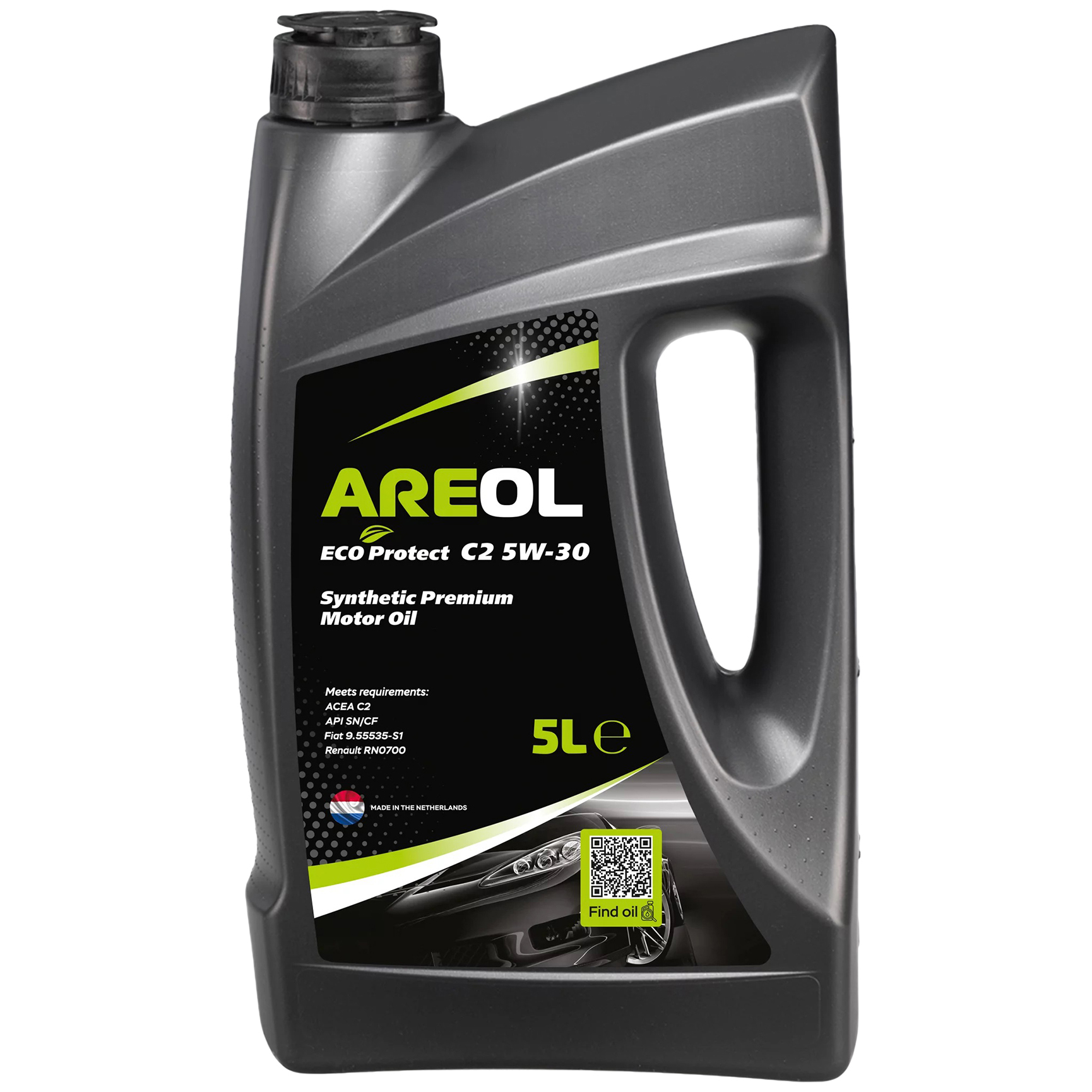 

Моторное масло Areol 5W30AR071 AREOL ECO Protect C2 синтетическое 5W30 5л