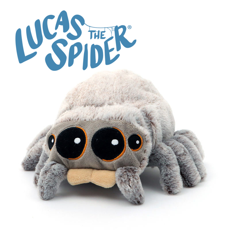 

Мягкая игрушка паук Лукас Lucas the Spider, Серый
