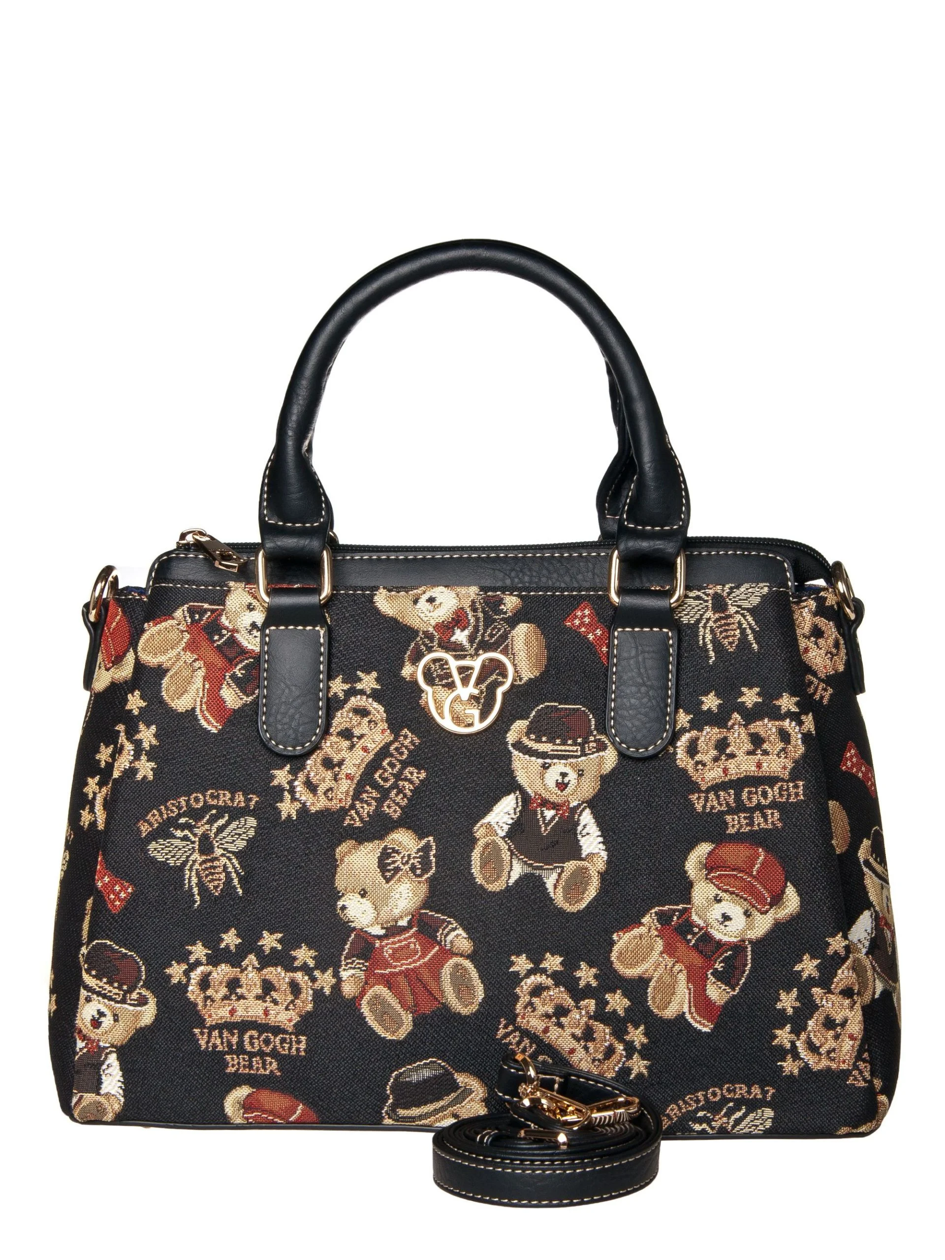 

Сумка женская Henney Bear 11084-88hb-BLACK черная, Черный, 11084-88hb-BLACK