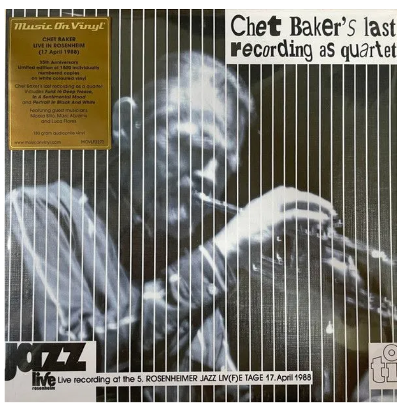 

Baker Chet Live In Rosenheim LP, Live In Rosenheim