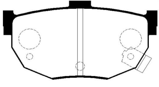 

Тормозные колодки Ctr gk0475