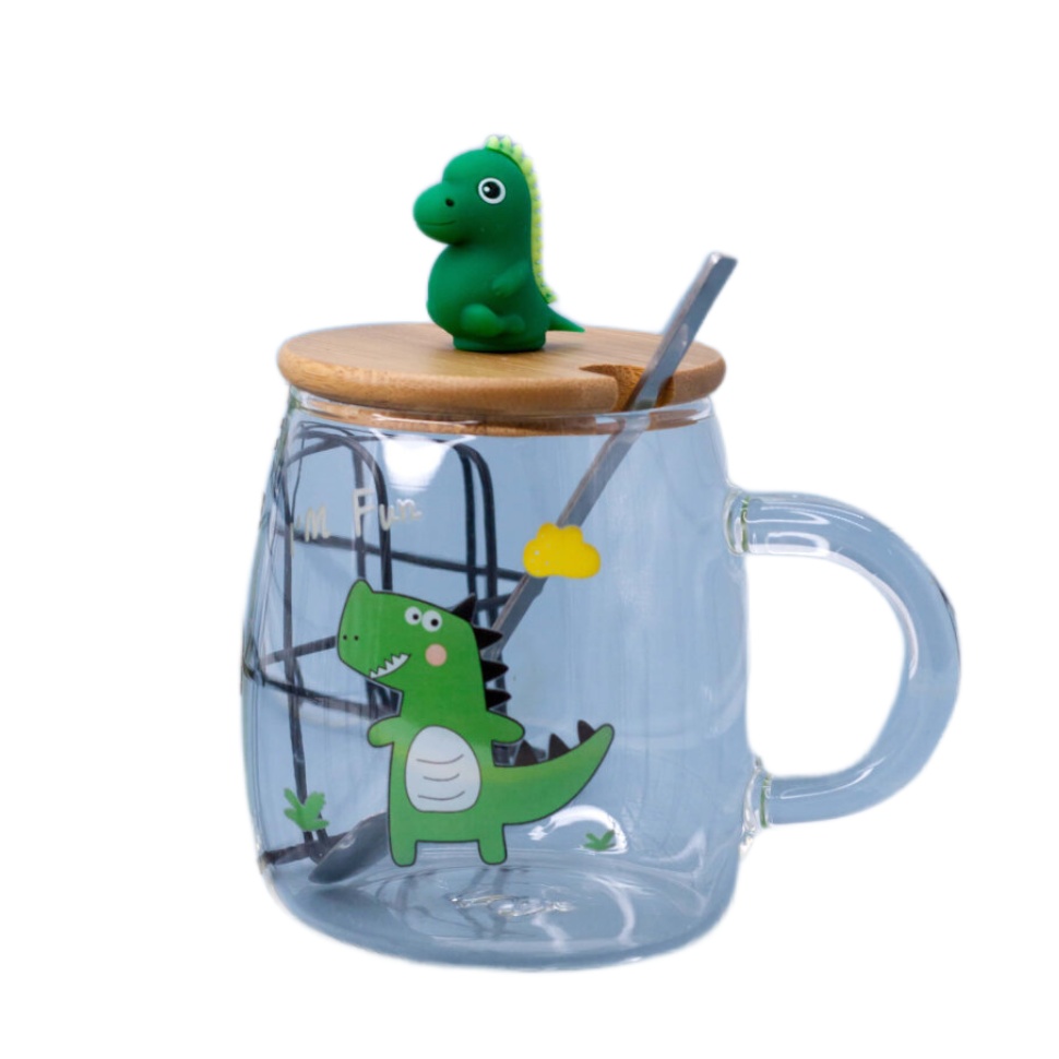 

Кружка Glass Dino ULB-359-04 зеленая 400 мл, Glass Dino