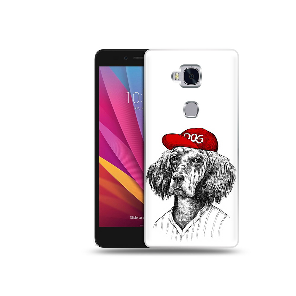

Чехол MyPads Tocco для Honor 5X дог (PT24996.45.333), Прозрачный, Tocco