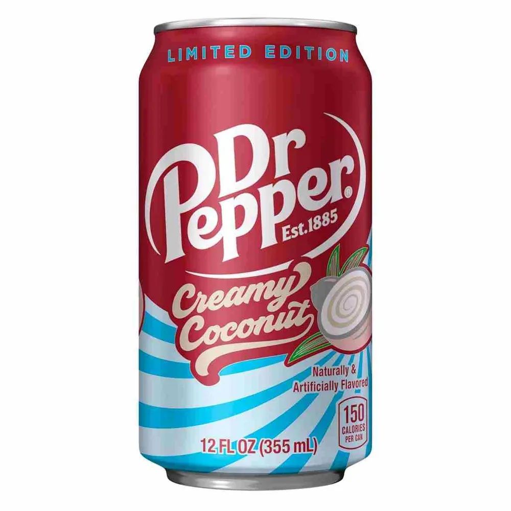 Газированный напиток Dr Pepper Creamy coconut 355 мл