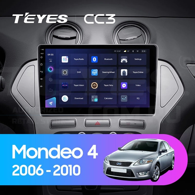 

Штатная магнитола Teyes CC3 4/32 Ford Mondeo 4 (2006-2010), CC3