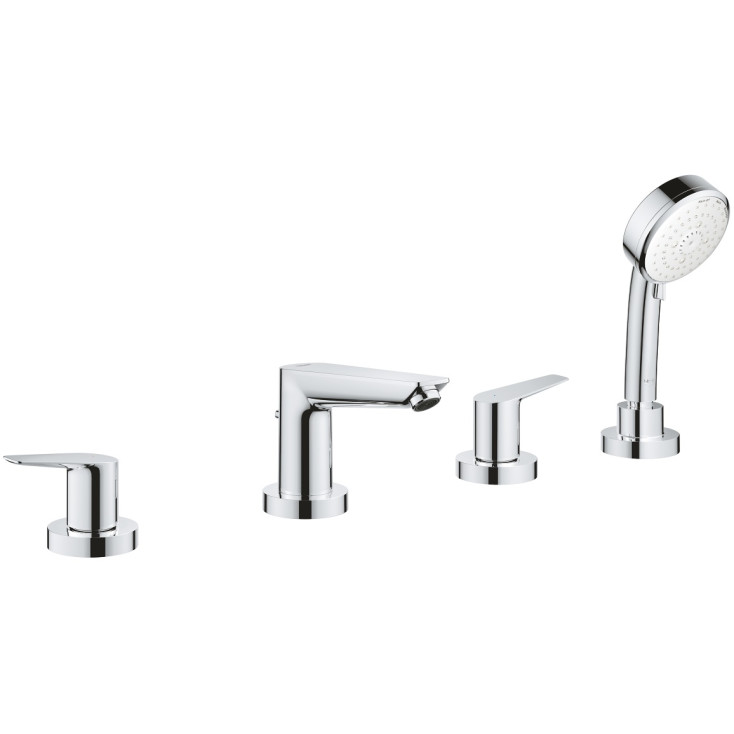 фото Смеситель на борт ванны grohe bauedge new 25120 10a (2512010a) хром