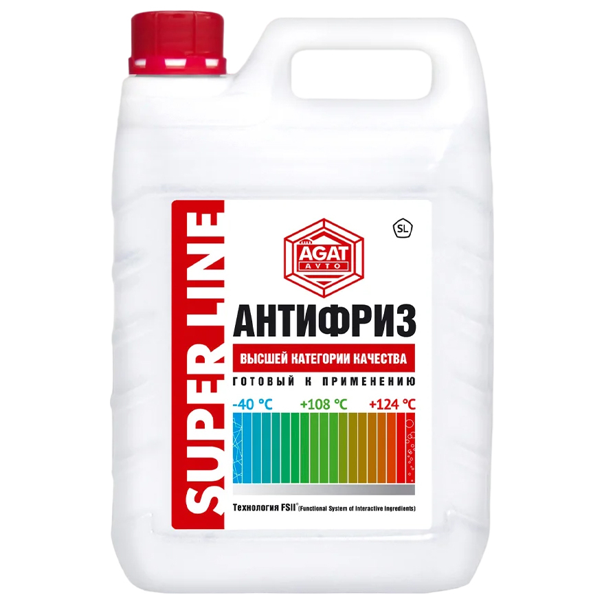 

AGAT-AVTO SL1006 SUPER LINE Антифриз А40 красный (5L) () 1шт