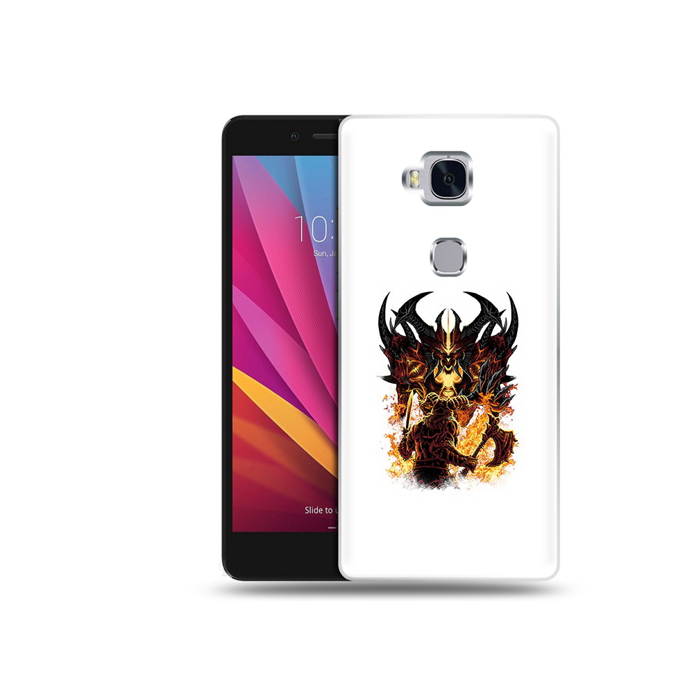 

Чехол MyPads Tocco для Honor 5X демон shadow fiend (PT24996.45.318), Прозрачный, Tocco