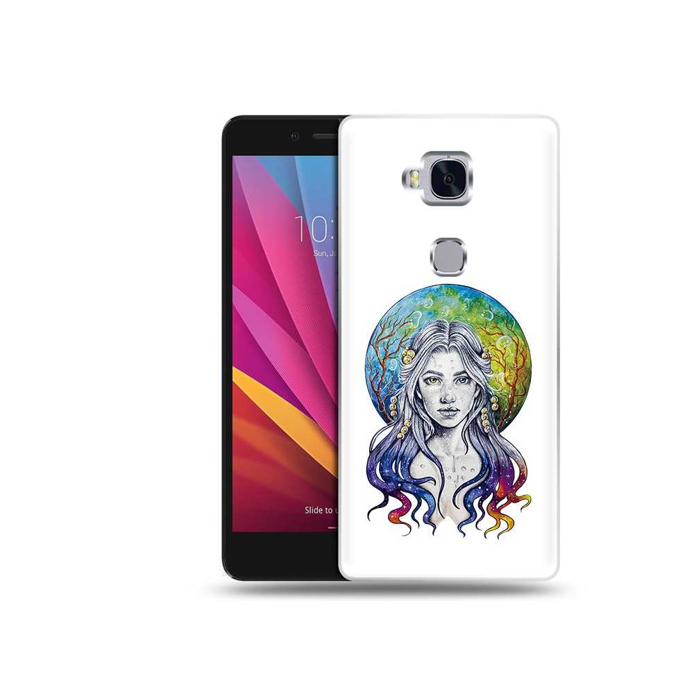 

Чехол MyPads Tocco для Honor 5X девушка с красивыми волосами (PT24996.45.313), Прозрачный, Tocco