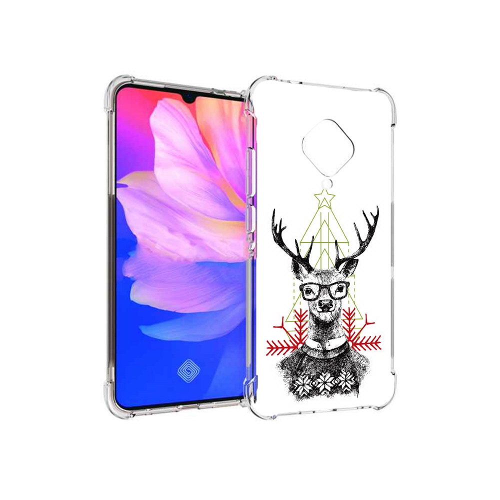 

Чехол MyPads Tocco для Vivo V17 умный олень (PT147343.378.652), Прозрачный, Tocco