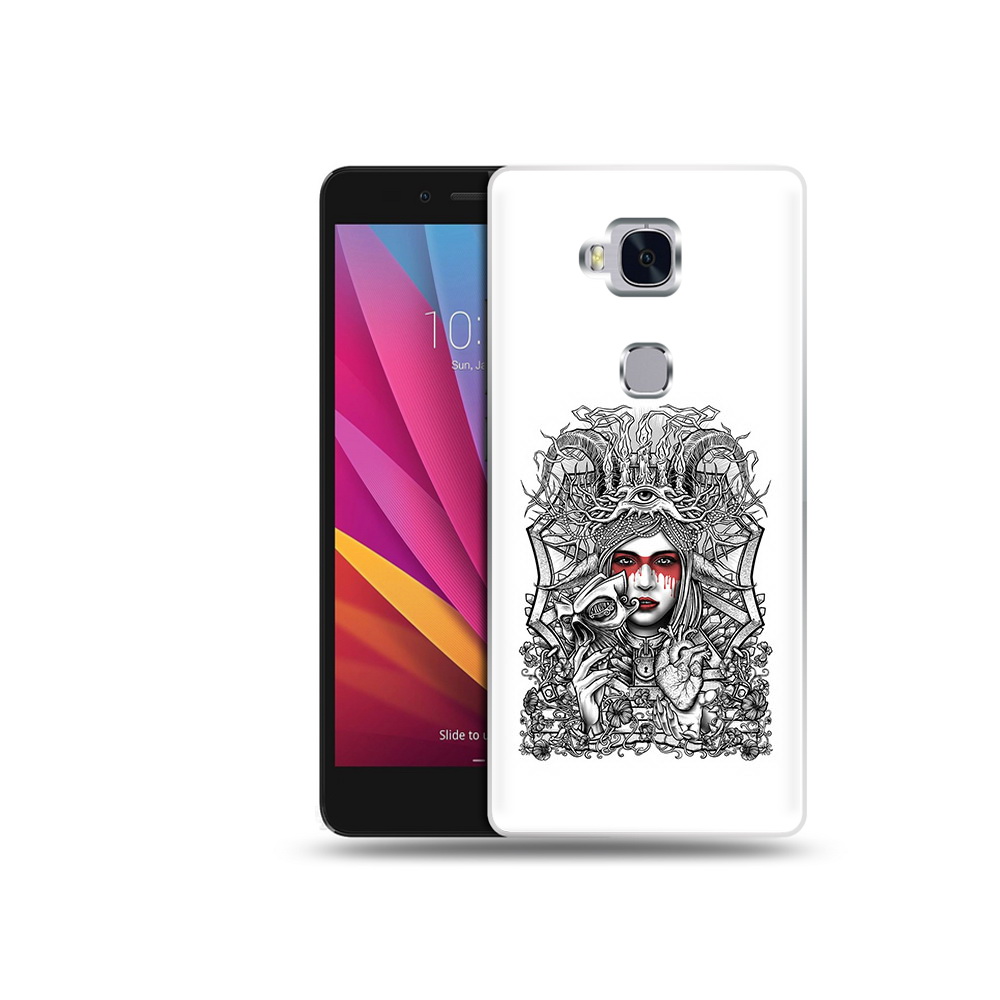 

Чехол MyPads Tocco для Honor 5X грусная девушка (PT24996.45.302), Прозрачный, Tocco