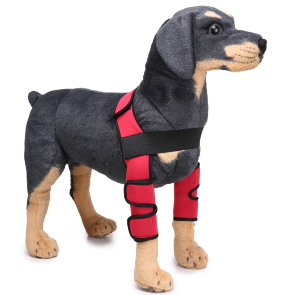Бандаж для собак Bentfores на передние лапы, красный, полиэстер, размер S
